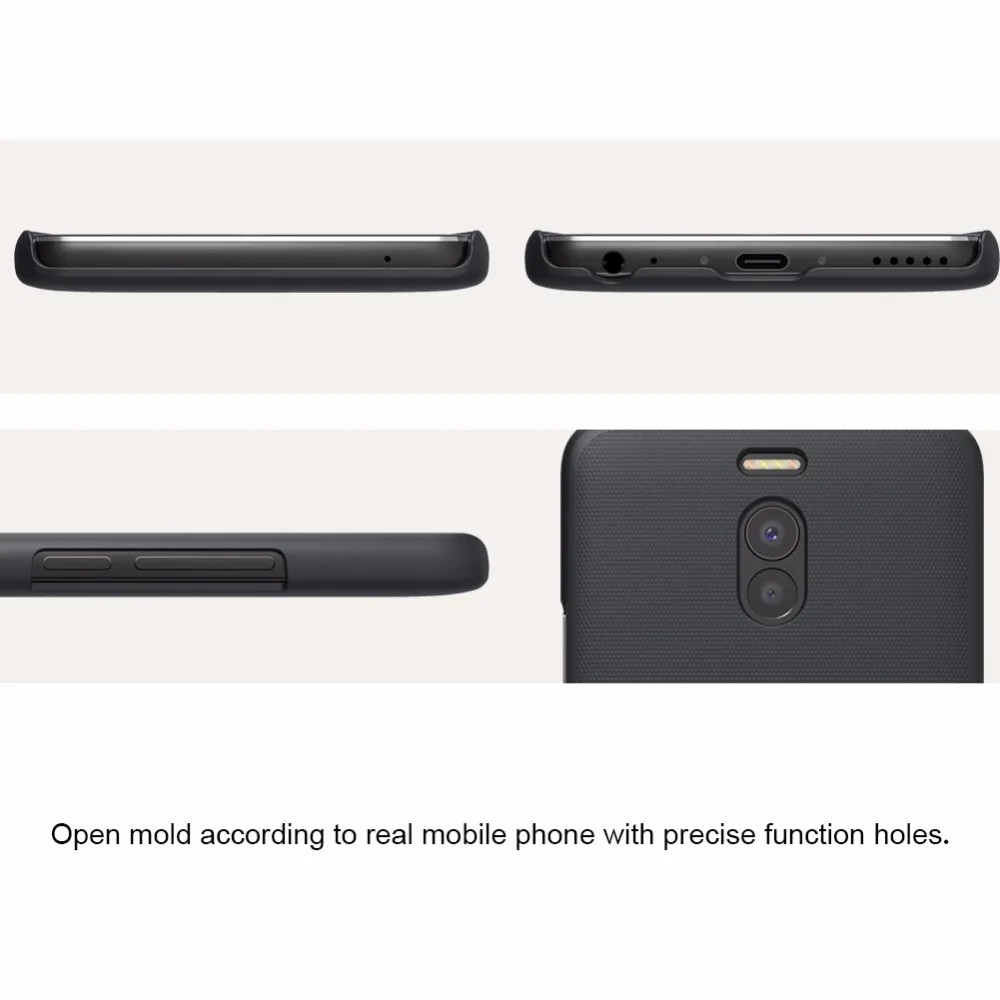 Чехол для Meizu M6 Note чехол 5.5 дюймов Nillkin матовое PC Пластик твердый переплет с Экран