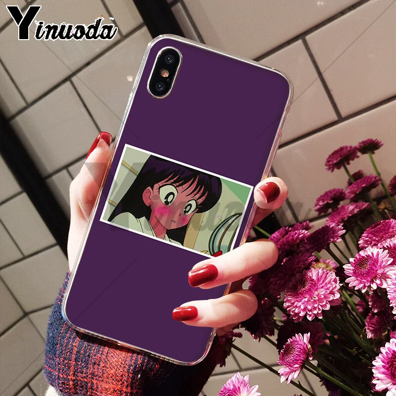 Мягкий чехол Yinuoda из тпу для iPhone 8 7 6 6S Plus X XS max 10 5|Бамперы| |
