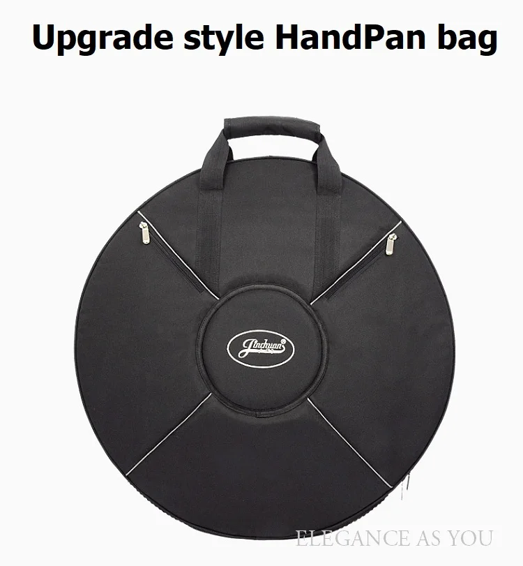 Защитный чехол для барабана HandPan, черный Диаметр 60 см, уплотненный чехол на плечо