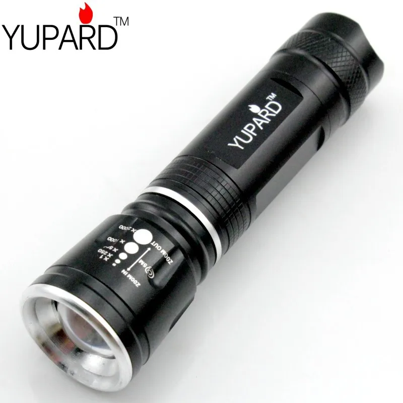 

YUPARD 500LM Q5 LED Adjustable Focus Zoom flash Light Lamp 18650 rechargeable battery fishing lantern camping outdoor