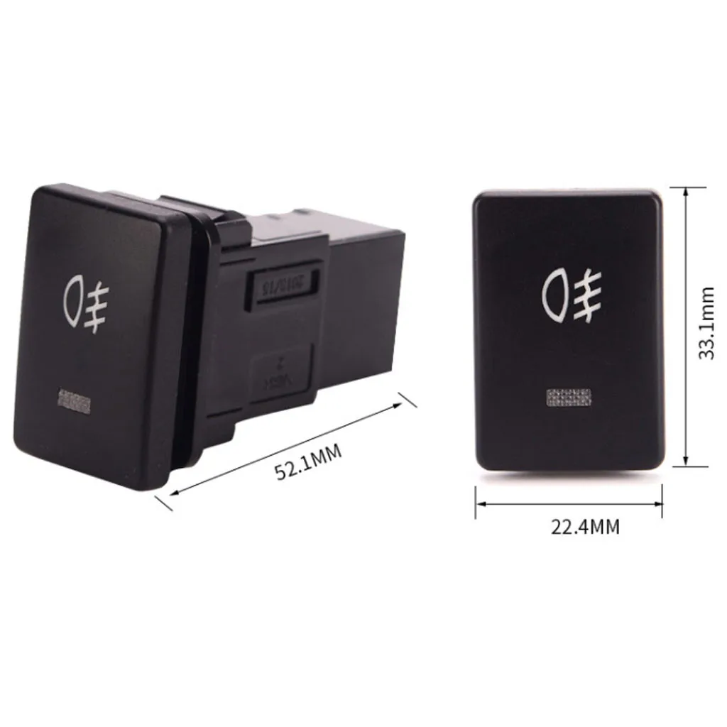 Светильник 12V кнопочный выключатель белый автомобиль светодиодный туман