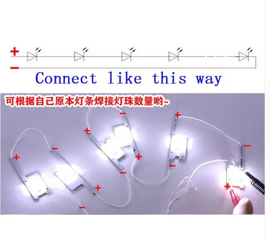 2 шт./упаковка светодиодные ленты 6 в | Компьютеры и офис