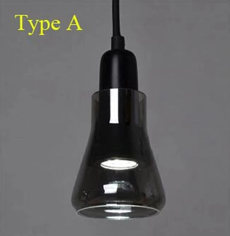 Скандинавское искусство Тени кристалл Droplight столовая люстра для ресторана домашнее внутреннее декоративное освещение одна голова светодиодный светильник