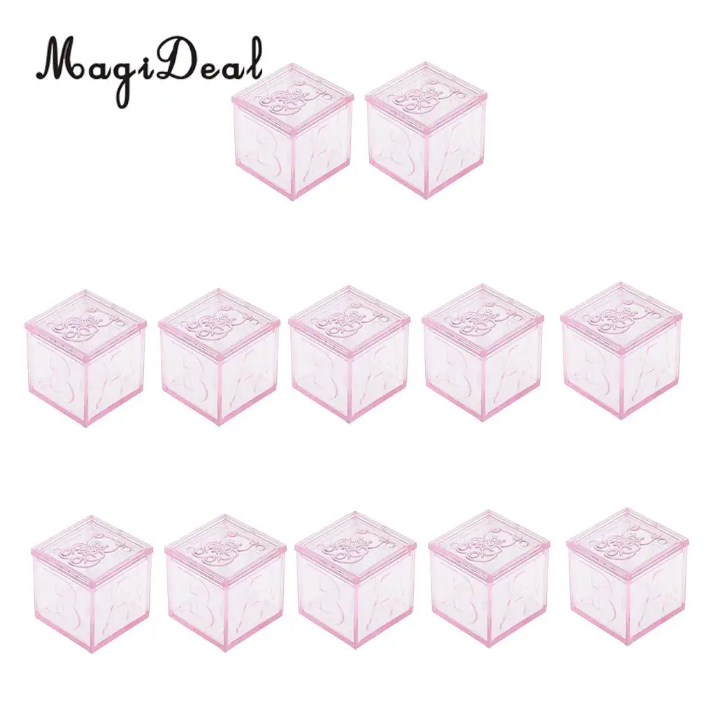 MagiDeal строительные блоки коробка конфет Свадебный Baby Shower вечерние интересный