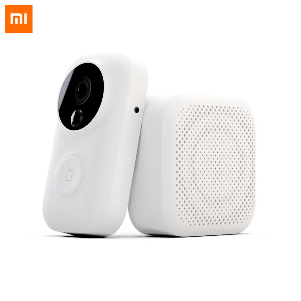 Оригинальный Xiaomi Zero AI распознавание лица 720P Видеозвонок ночного видения набор