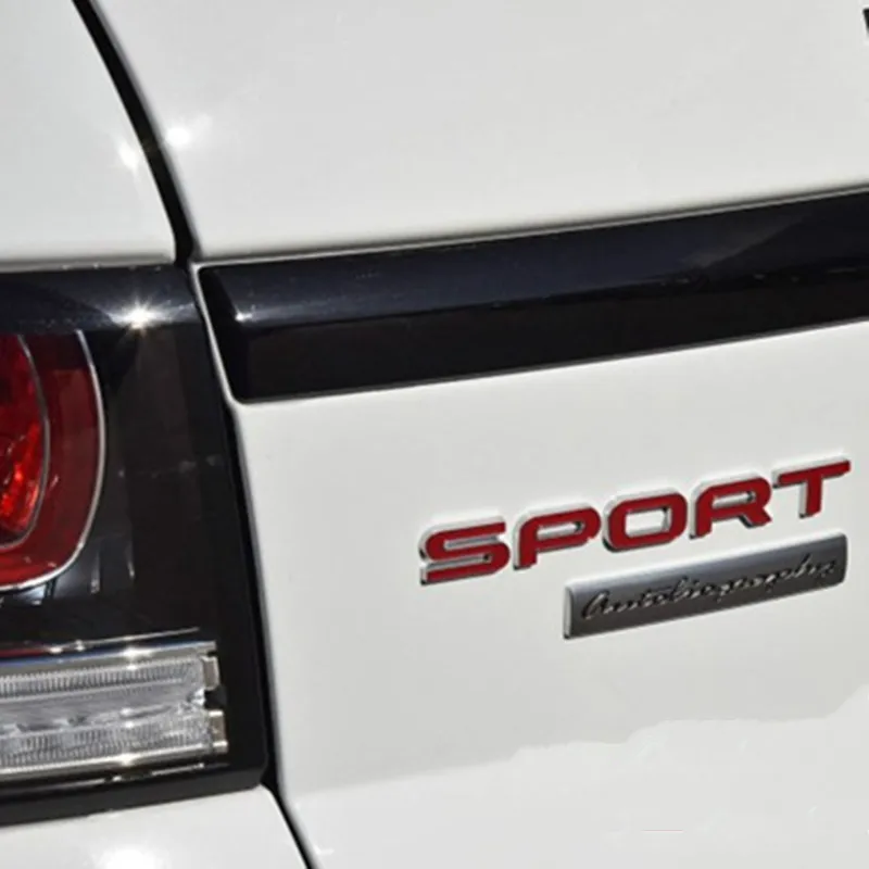 Высокое качество ABS Rover SPORT/EVOQUE буквы автобиография эмблема знак, наклейка на автомобиль для Land Rover Range Rover Discovery аксессуары