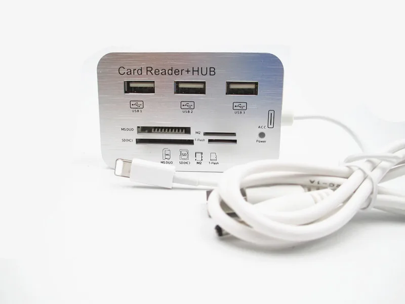 Новинка для iPad4/iPad Mini/ iPad 5 / mini 2 usb хаб комплект подключения камеры SD/TF кардридер