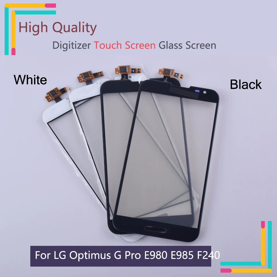 Новый E980 сенсорный экран для LG Optimus G Pro E985 F240 дигитайзер сенсор внешняя Передняя