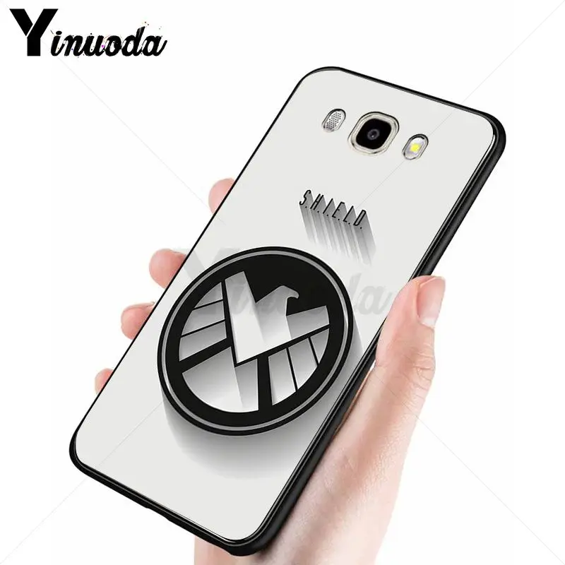 Мягкий силиконовый черный чехол для телефона Yinuoda Marvel Superhero Samsung Galaxy j2prime j4plus j6plus j7