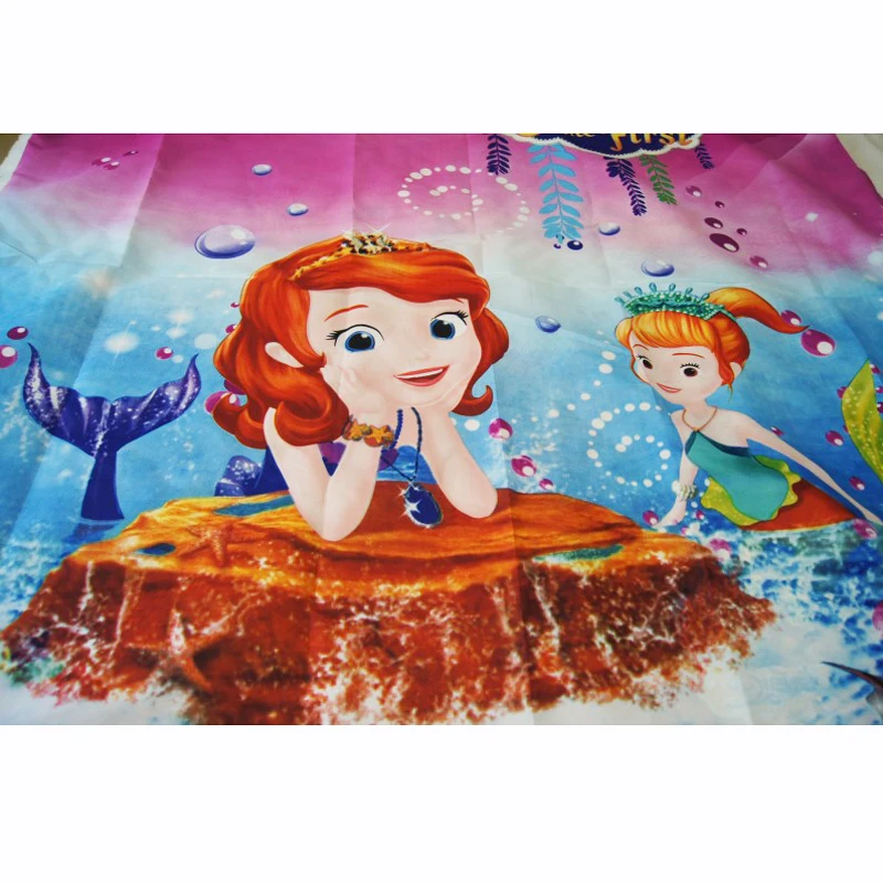 Disney мультфильм "София" Принцесса Дети комплект постельного белья для девочек пододеяльник, простынь и наволочки Наволочки Твин 2/3/4 шт. для 1,2 м кровать