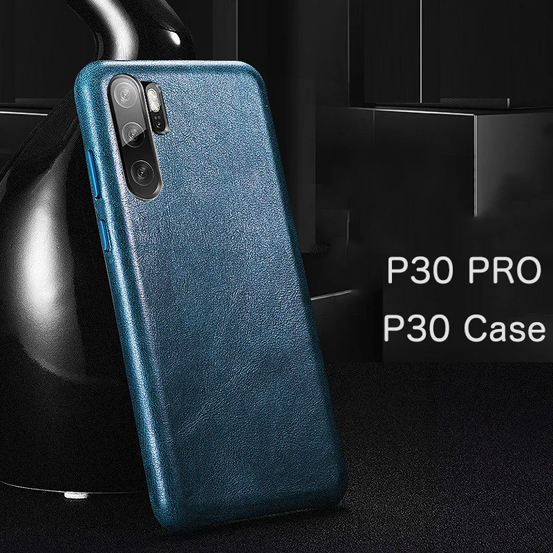 Первый слой воловьей кожи чехол для телефона huawei P30 PRO P30 чехол матовый Ретро Натуральная кожа