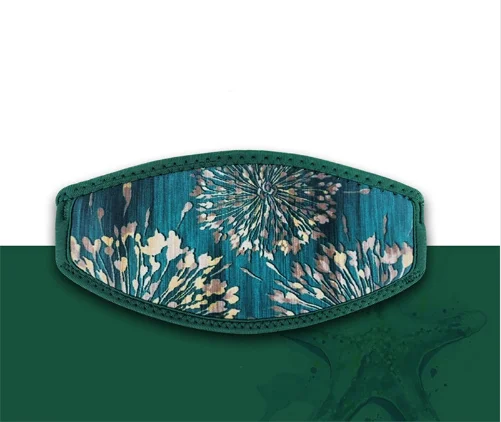 SEAPLAY SEAWEED Mask ремешок мягкий-Мягкий неопреновый ремешок для защиты ваших волос - Цвет: Gold Seaweed