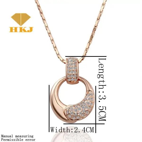 N054 WholesaleNickle Free Antiallergic18K Gold Plated Necklace pendants New Fashion Jewelry For Women Shipping | Украшения и