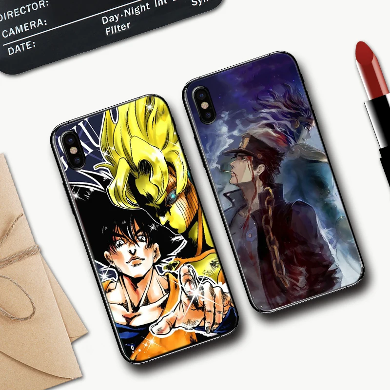 JoJo странные приключения популярный изготовленный на заказ силиконовый чехол для