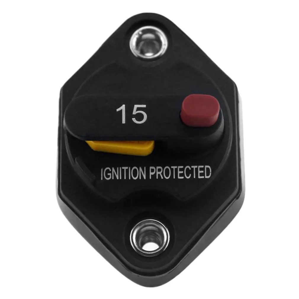 Mid-Range Circuit Breaker Waterproof Flush-Mount High Amp Switchable With Manual Reset Thermal 15A 20A 30A 40A | Автомобили и