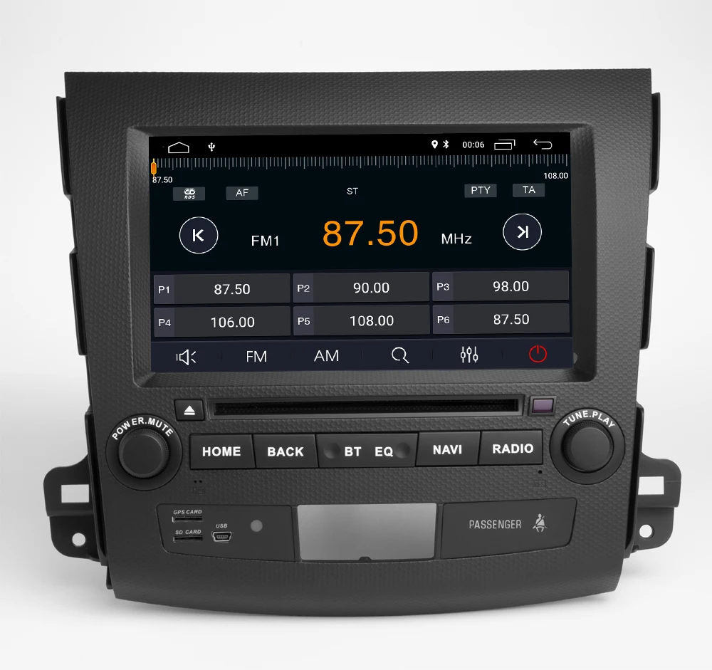 8'ɺndroid 9 0 четырехъядерный автомобильный DVD GPS плеер для MITSUBISHI Outlander 2006-2012 радио