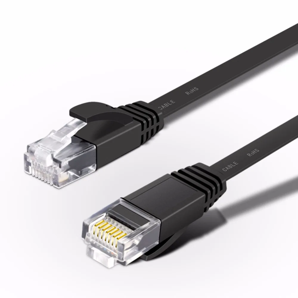 CNCOB Cat6 гигабитный Ethernet кабель плоский интернет стандарт домашний