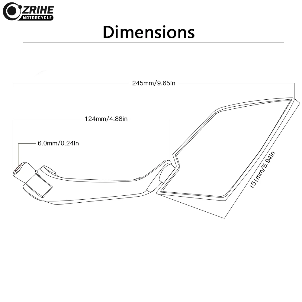 Мотоциклетные аксессуары для Honda MSX125 MSX 125 PCX 150 CBR 600 F4 F4i CB600 HORNET CB650F боковые зеркала