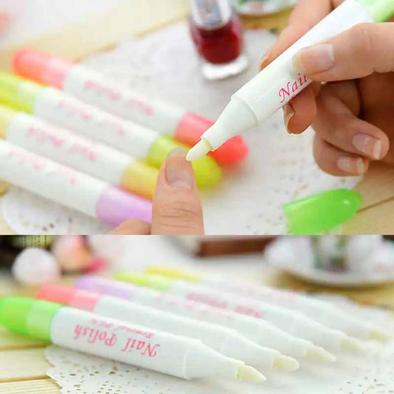 Портативный корректор лака для снятия ногтей ручка Чистая ошибка с 3