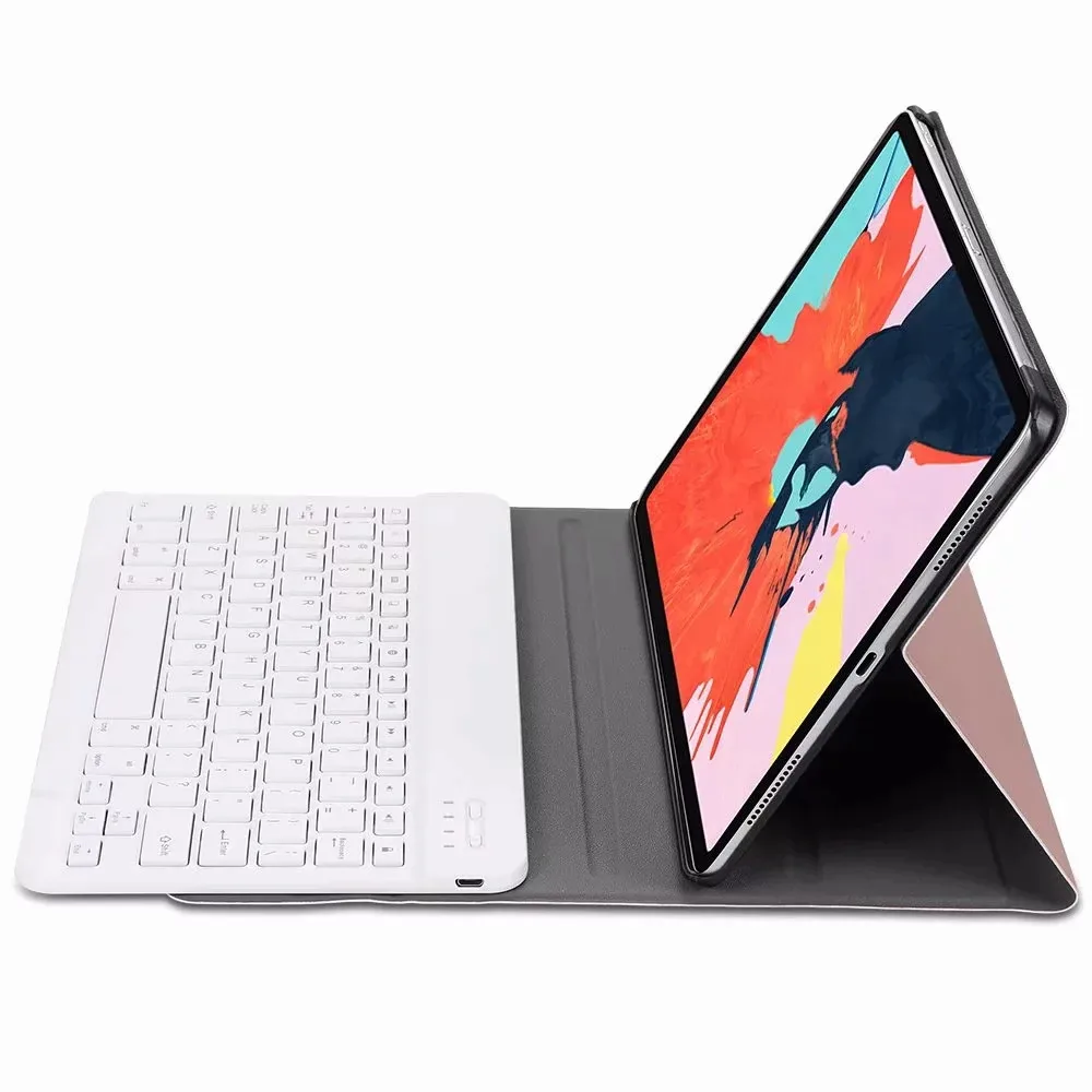 Тонкий кожаный чехол для iPad Pro 11 '&#x272018 с Bluetooth клавиатурой 30 | Компьютеры и офис