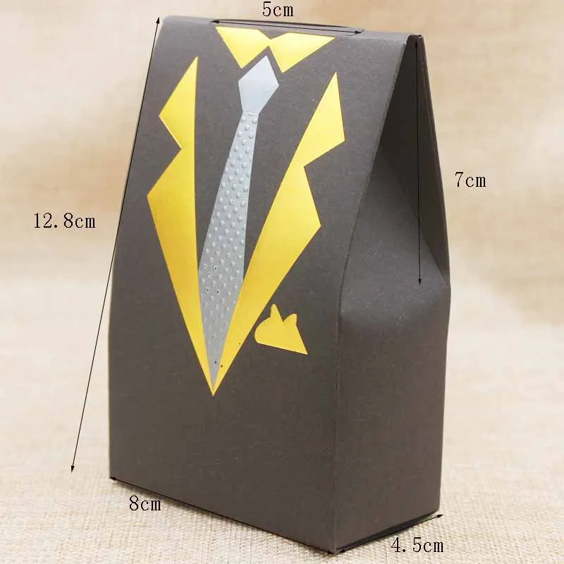 Pattern design paper gold foil gift box candy/wedding favor products package decoration 20pcs per lot | Украшения и аксессуары