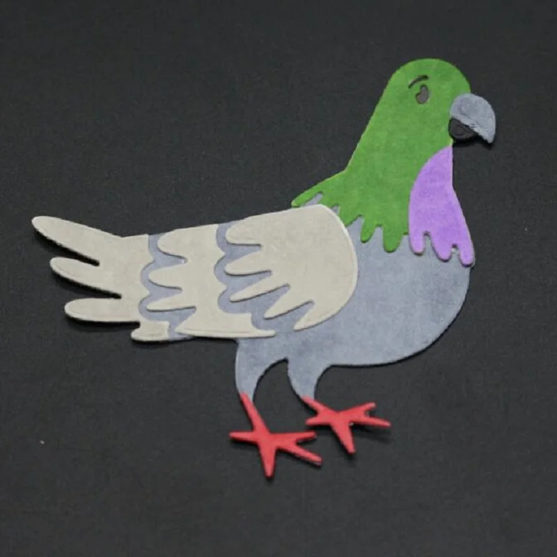 Pigeon резки металла умирает для DIY Скрапбукинг albulm фото штамп ремесло подарок сталь