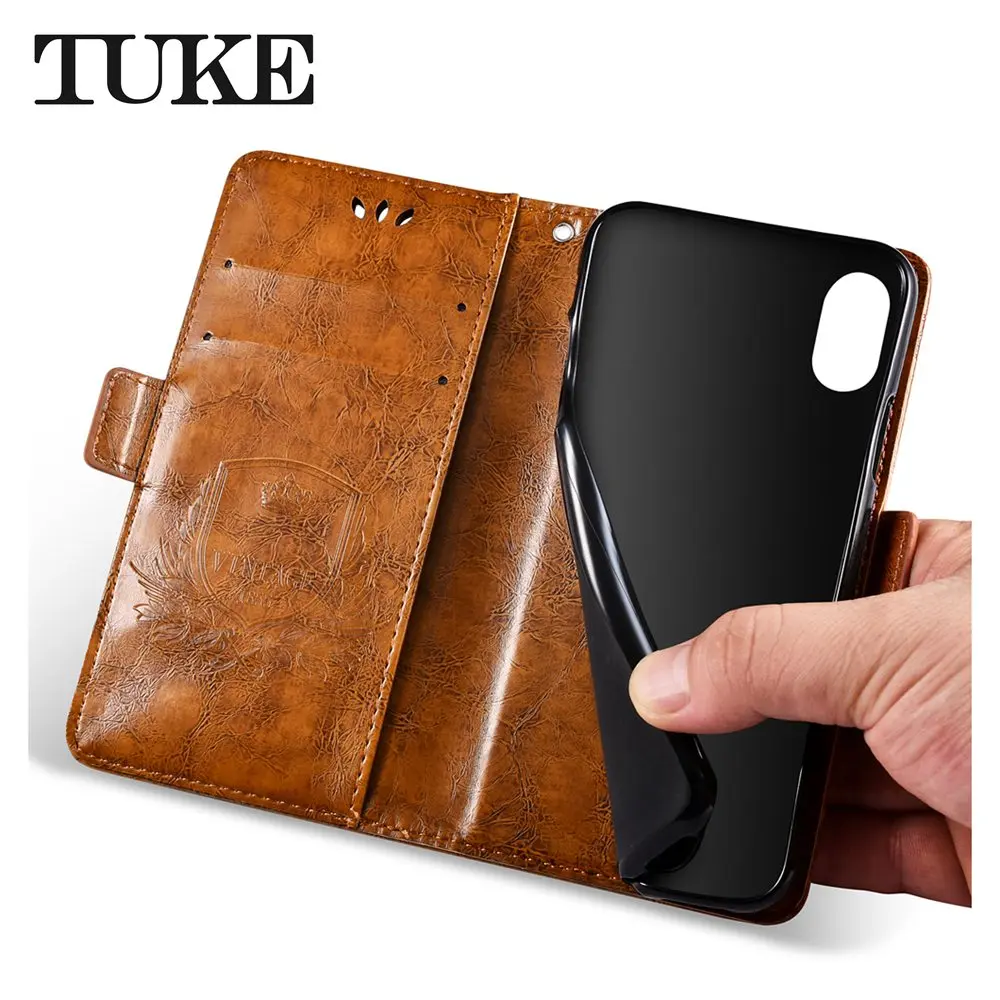 Роскошный кожаный чехол TUKE для Huawei Y9 Prime Honor Play 9 Lite 10 V8 9i 8 20 Pro 7X 7S 7I 7 6X 6 6A Nova 5|case