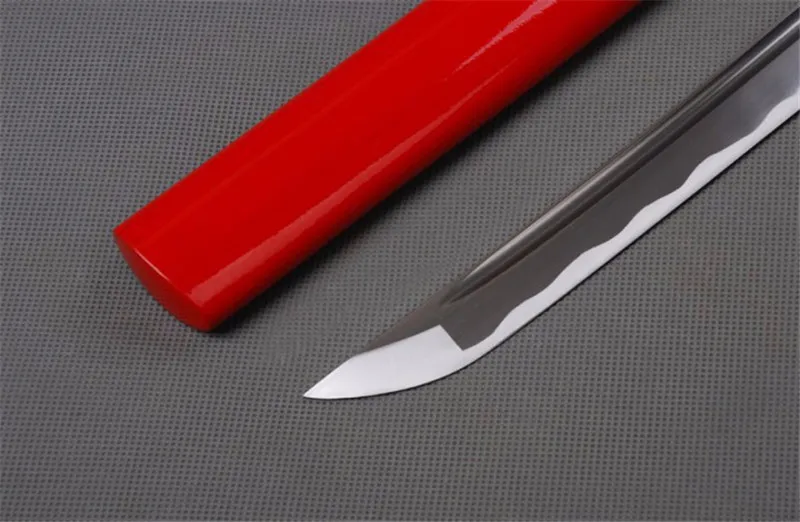 

hot cheap real katana swords for sale espada katanas samurai japanese swords katana carbon steel Sharp bushido Full tang red