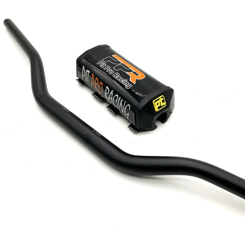 Руль Pit Pro Racing с рукояткой зажим для руля 1 1/8 &quot черный|Руль велосипеда| |