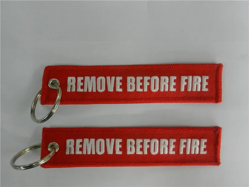 Удалить перед огнем вышивка брелок/вышитый брелок|key ring|removable keychainremovable key ring |