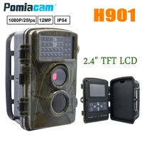 2 4 inch lcd 12mp 1080p h901 trail camera hunting camera outdoor wildlife scouting camera with pir sensor infrared night vision