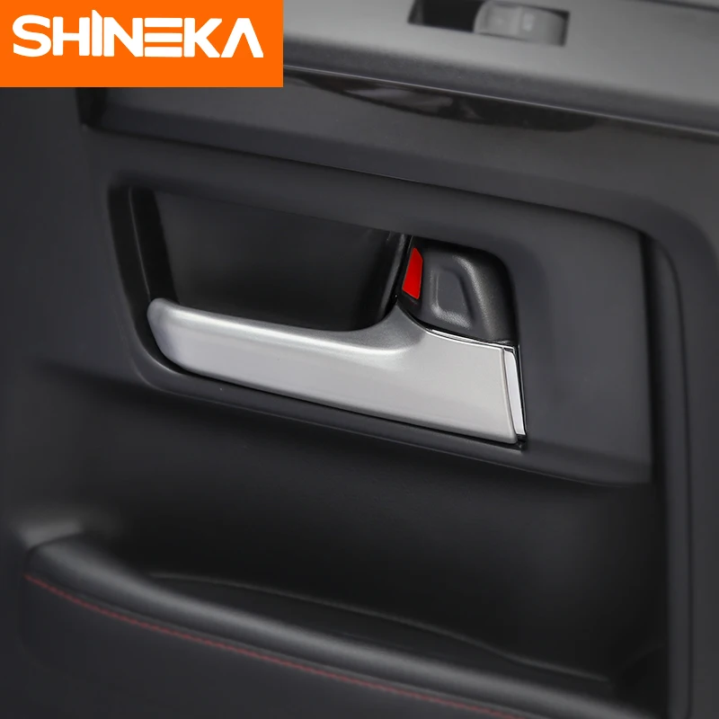 SHINEKA литье под интерьер для Toyota 4runner 2017 ABS внутренняя ручка автомобиля
