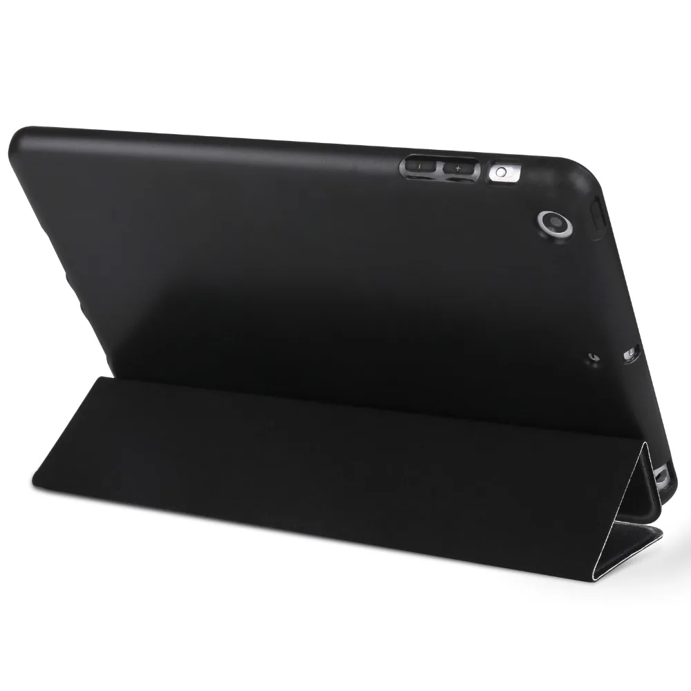 Чехол для Apple ipad Air 1 (2013): A1474&#x27A1475&#x27A1476. из кожи и мягкого силикона защита угла сна