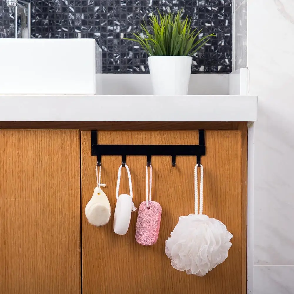 5 рядов крючков металлическая подвеска для шкафа задняя панель товары дверей