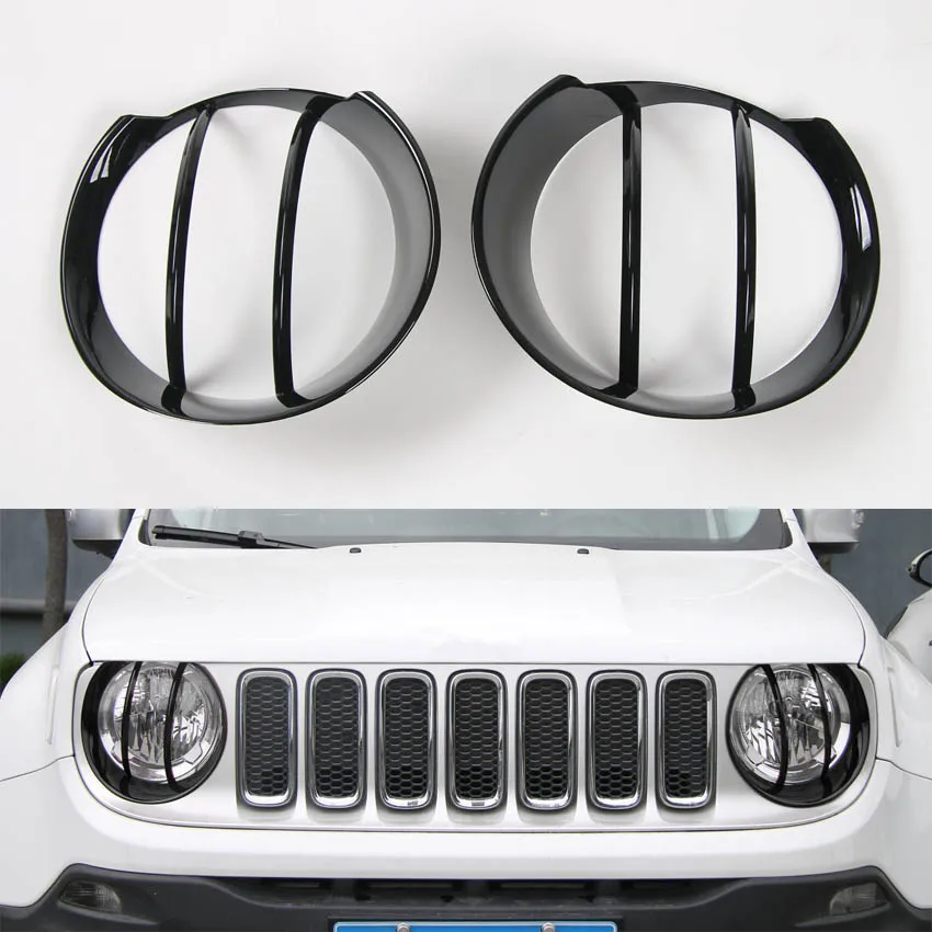 YAQUICKA подходит для Jeep Renegade 2015 2016 светильник на переднюю голову защитный ободок
