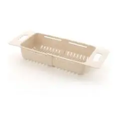 beige Кухонная раковина, блюдо Сушилка сушилка держатель для мытья корзина Отличный органайзер кухонный Фильтр Дуршлаг лоток корзина для хранения - Цвет: beige
