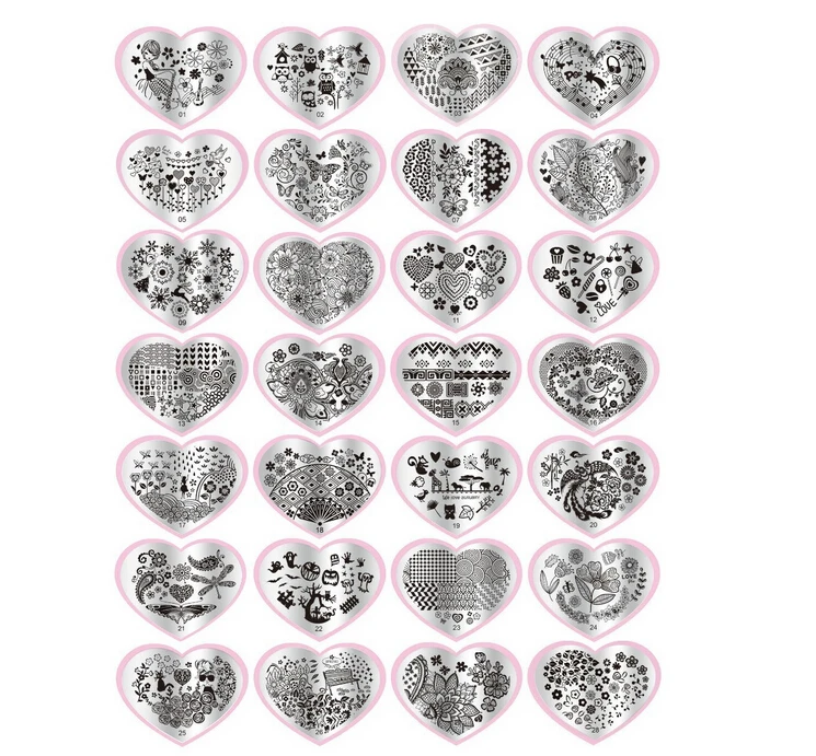 Роза трава маленький цветок Дерево Тема Дизайн ногтей штамповка изображения