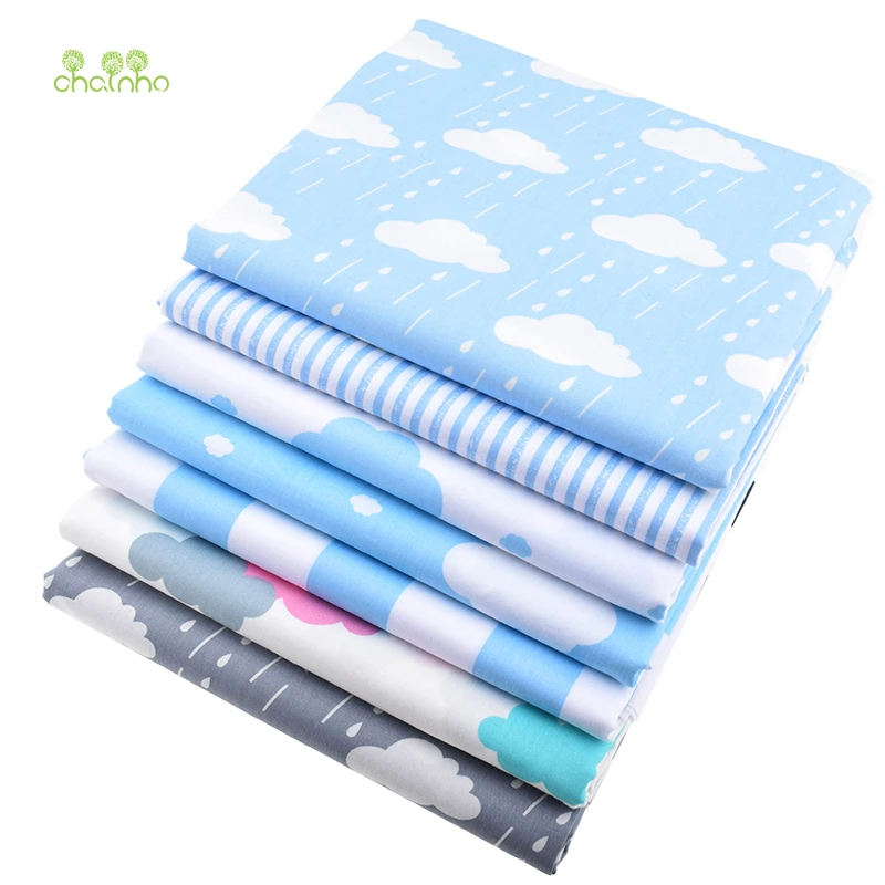 Набивная саржевая хлопковая ткань для самостоятельного лоскутного шитья/ткань