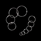 10 шт.лот металлическое кольцо с откидной обложкой в виде листьев, кольцо-брелок, кольцо для альбома сделай сам, скрапбукинговые переплетчики, сплит для фотоальбома