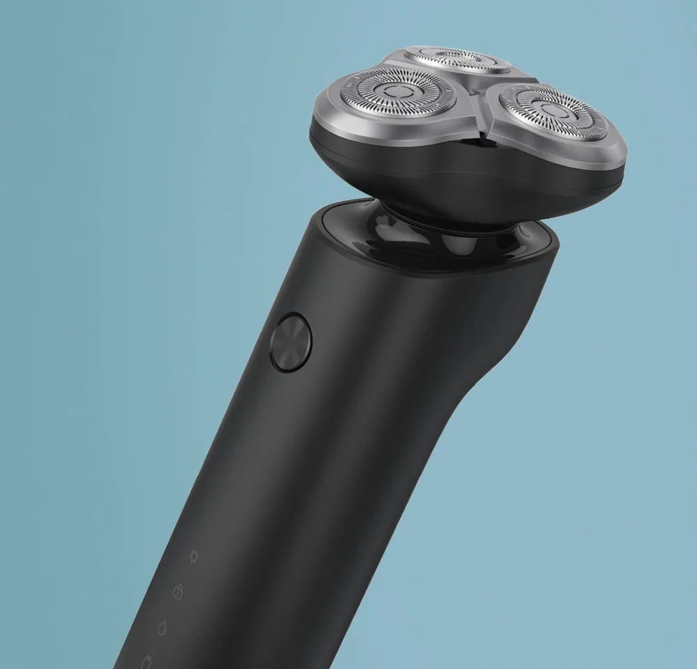 Xiaomi Mijia Мужская электрическая смарт-бритвенная головка 3 сухая влажная бритва моющаяся основная-суб двойное лезвие турбо+ режим удобная чистка