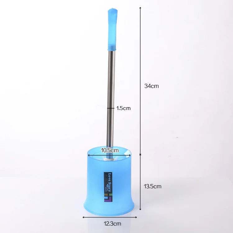

1pc 3 Colors Thickened plastic belt base toilet brush set cleaning brush sanitary brush JH 0763