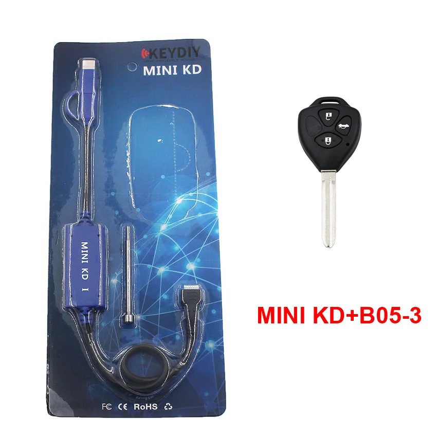 MINIKD with B05-3 Мини KD удаленный генератор ключей Поддержка Android сделать более 1000 автоматических пультов дистанционного управления, похожих на KD900+ B11 B02 B07 B04 - Цвет: MINIKD with B05-3