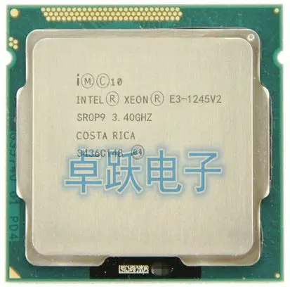 Процессор Intel Xeon E3-1245V2 E3 1245V2 четырехъядерный процессор LGA1155 настольный процессор