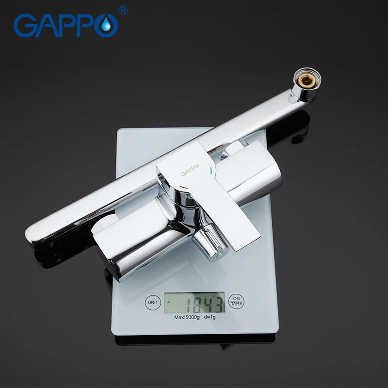 GAPPO смеситель для ванной комнаты настенный латунный Смеситель ванны раковины