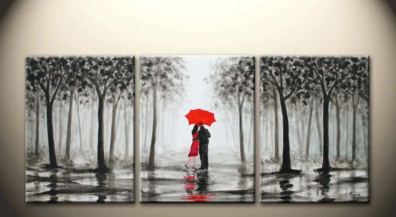 3 шт. современные красивые черные и белые леса красные фотообои украшение для