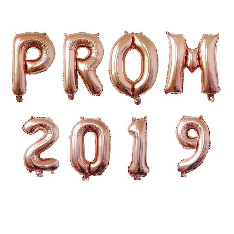 11 шт./лот выпускной вечер 2019 фольга с буквенным принтом воздушный шар класс для