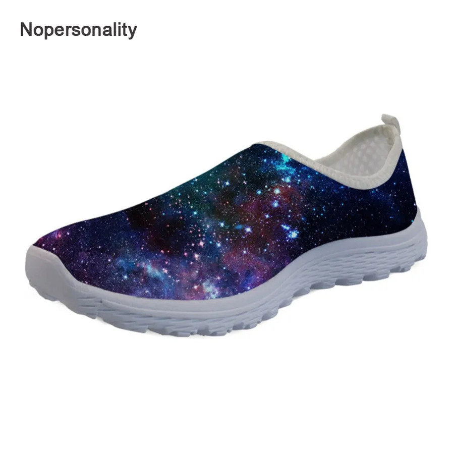 Кроссовки Nopersonality женские классические сетчатые лоферы без шнуровки Galaxy Star Space
