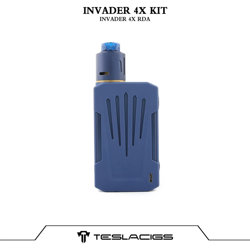 Оригинальный Tesla Invader 4X комплект коробка Mod Vape 280 Вт с захватом RDA электронная