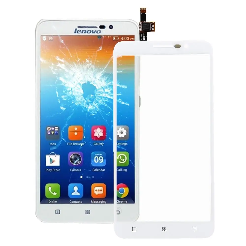 Внешняя стеклянная сенсорная панель для Lenovo A316/A316i A850 + сенсорный экран|Сенсорные