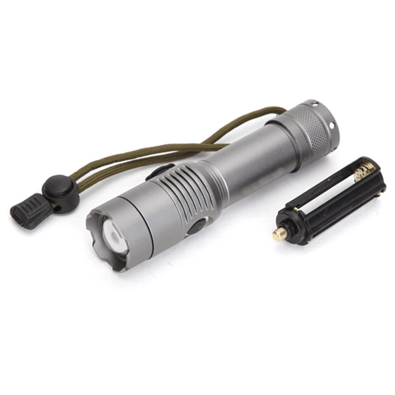

Jiguoor 2000LM XM-L T6 3-режимная светодиодная тактическая вспышка Масштабируемая перезаряжаемая вспышка освещение для кемпинга охоты точесветильн...